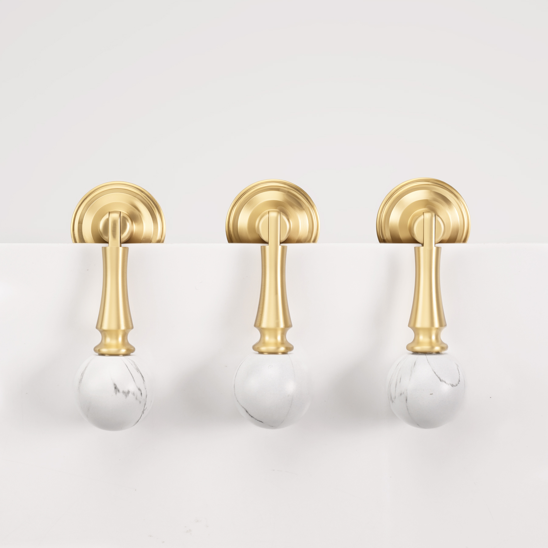 White turquoise hardware product view