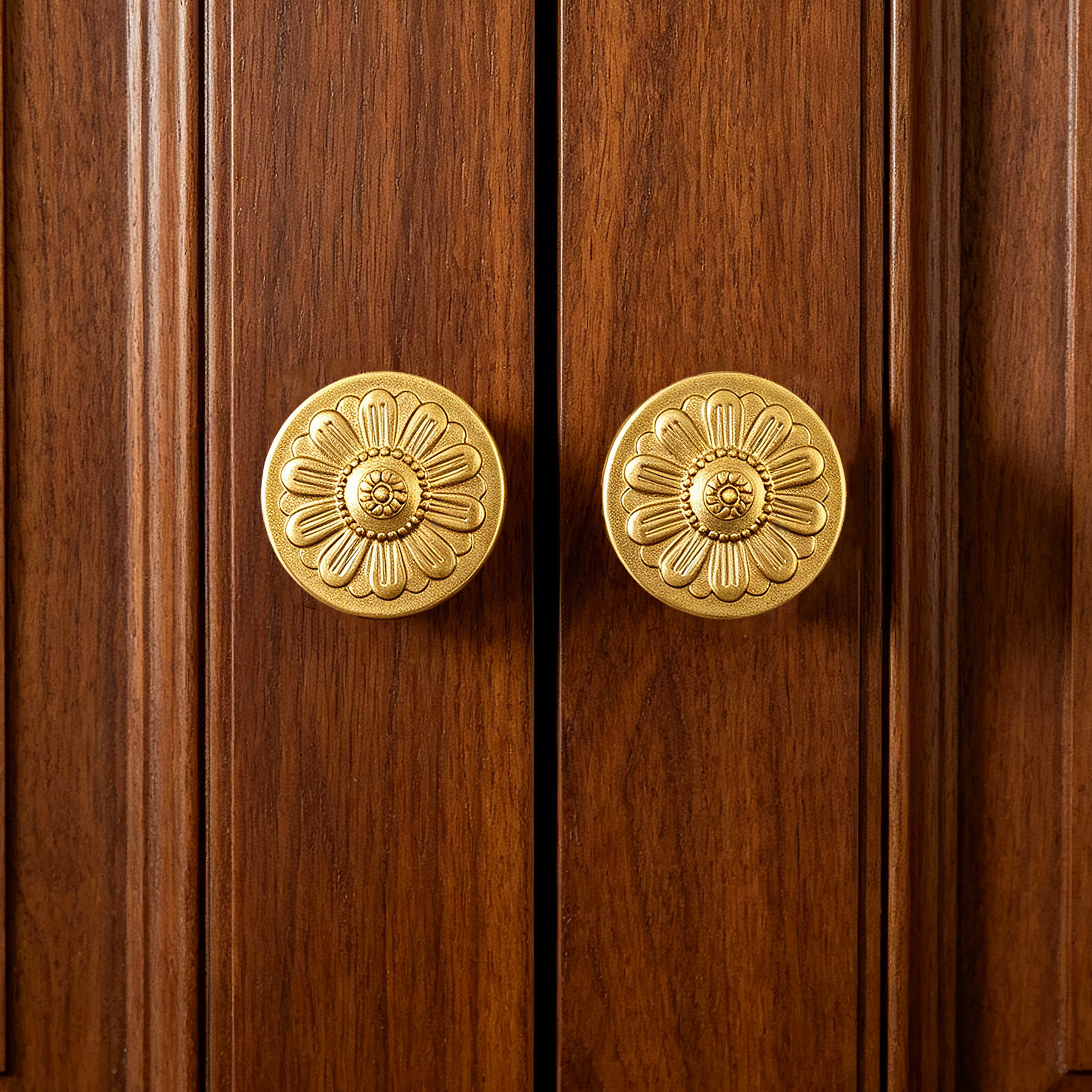Round flower knob product detail