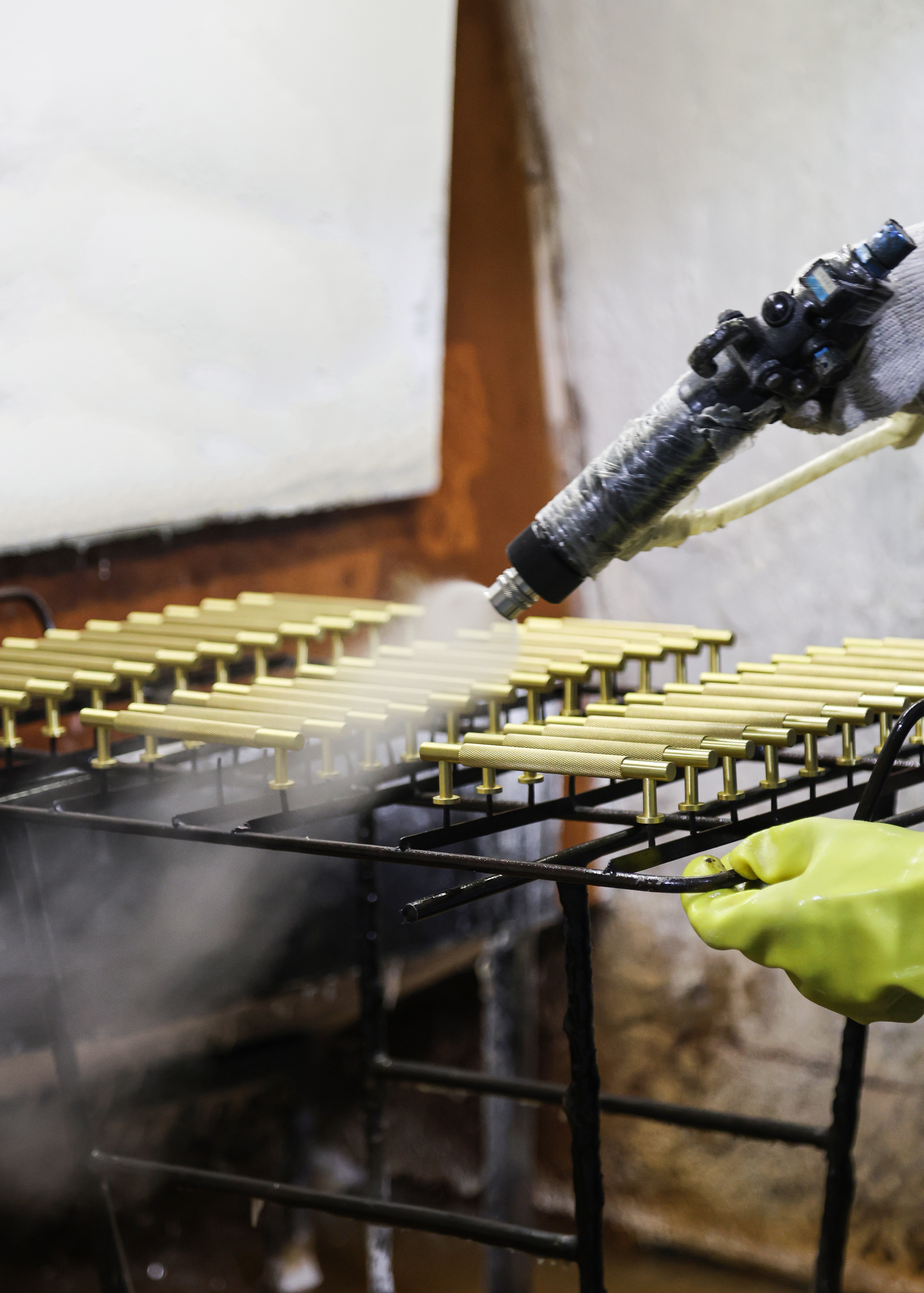 Hardware finishing process